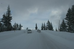Road to Timberline Lodge